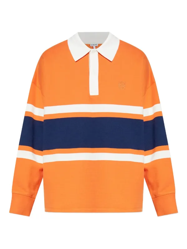 LOEWE ロングスリーブ ポロシャツ | オレンジ | FARFETCH JP