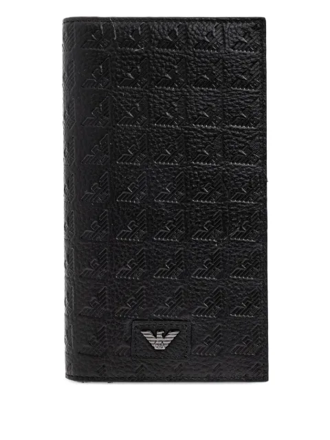 Emporio Armani logo-debossed leather wallet