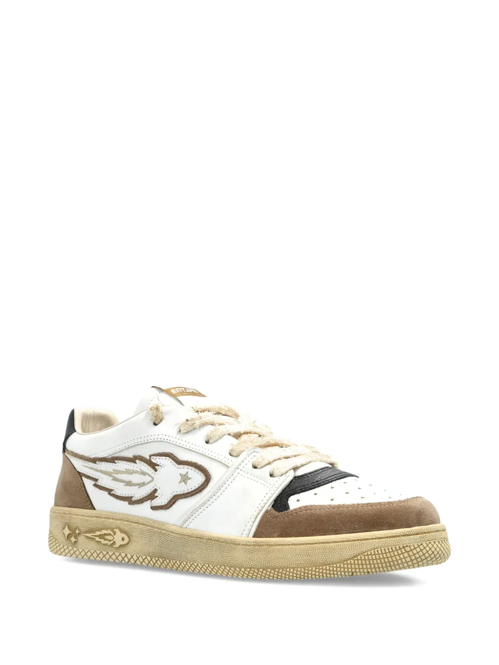Enterprise Japan Egg Rocket embellished leather sneakers | Low-Tops | Image 2