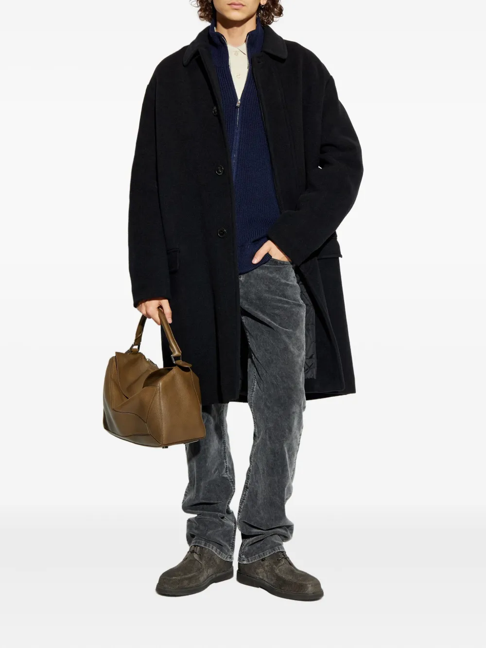 MARANT Jas met knoopsluiting Zwart