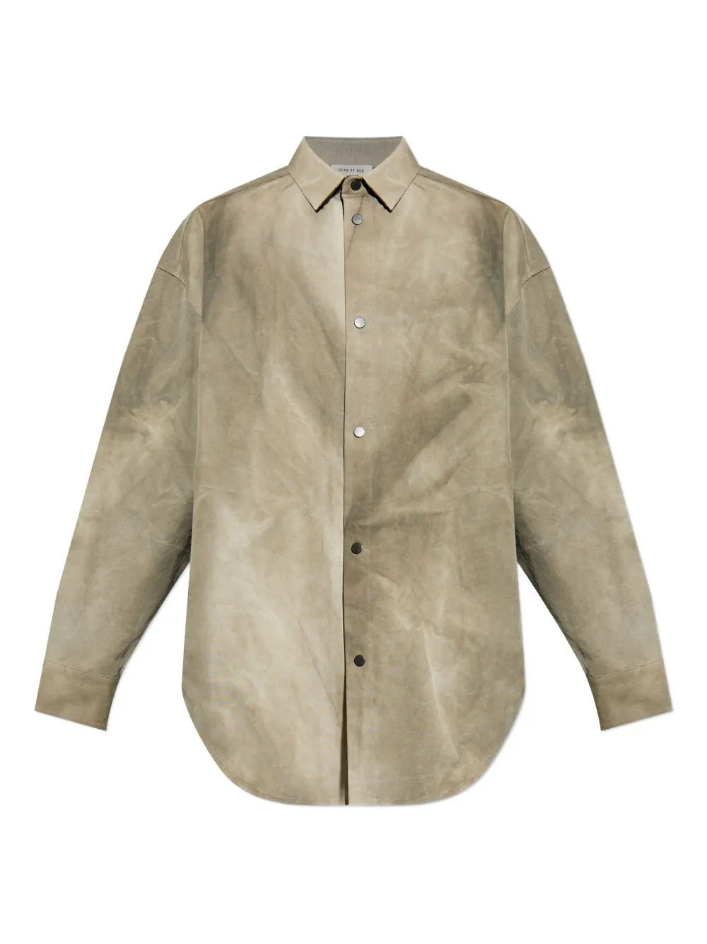 Fear Of God tie-dye cotton shirt Beige