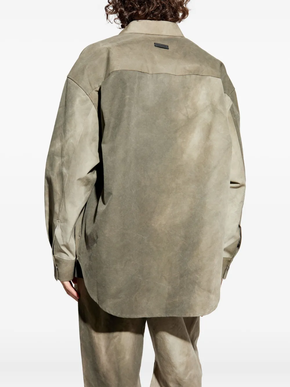 Fear Of God tie-dye cotton shirt Beige