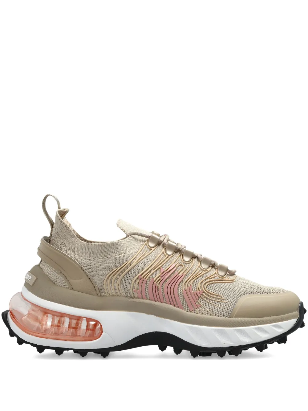 DSQUARED2 Bubble レースアップ スニーカー - ニュートラル DSQUARED2 Bubble レースアップ スニーカー - ニュートラル