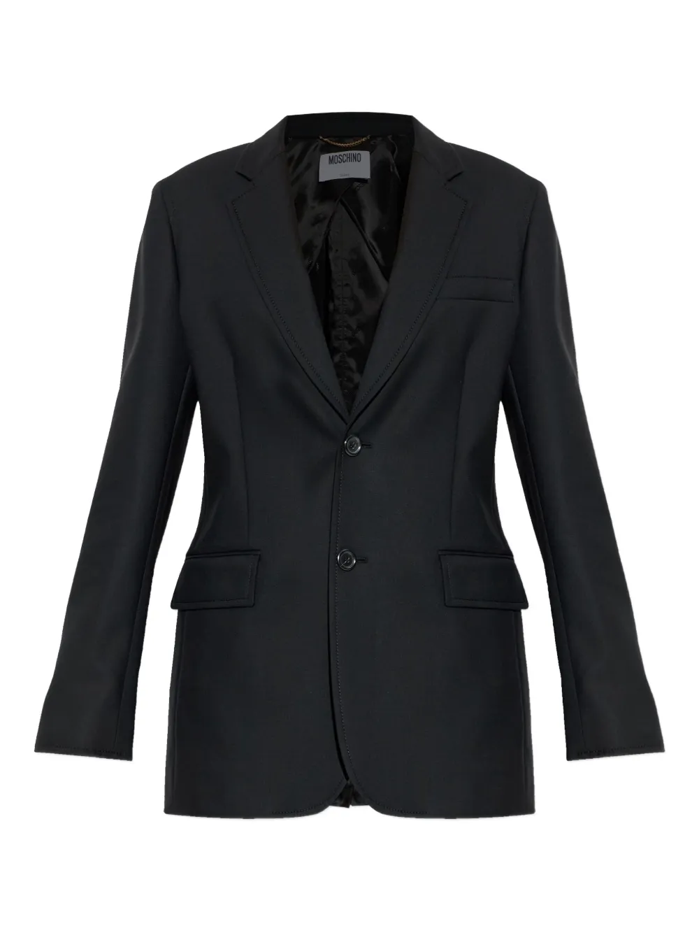 Moschino single-breasted blazer | Black | Image 1