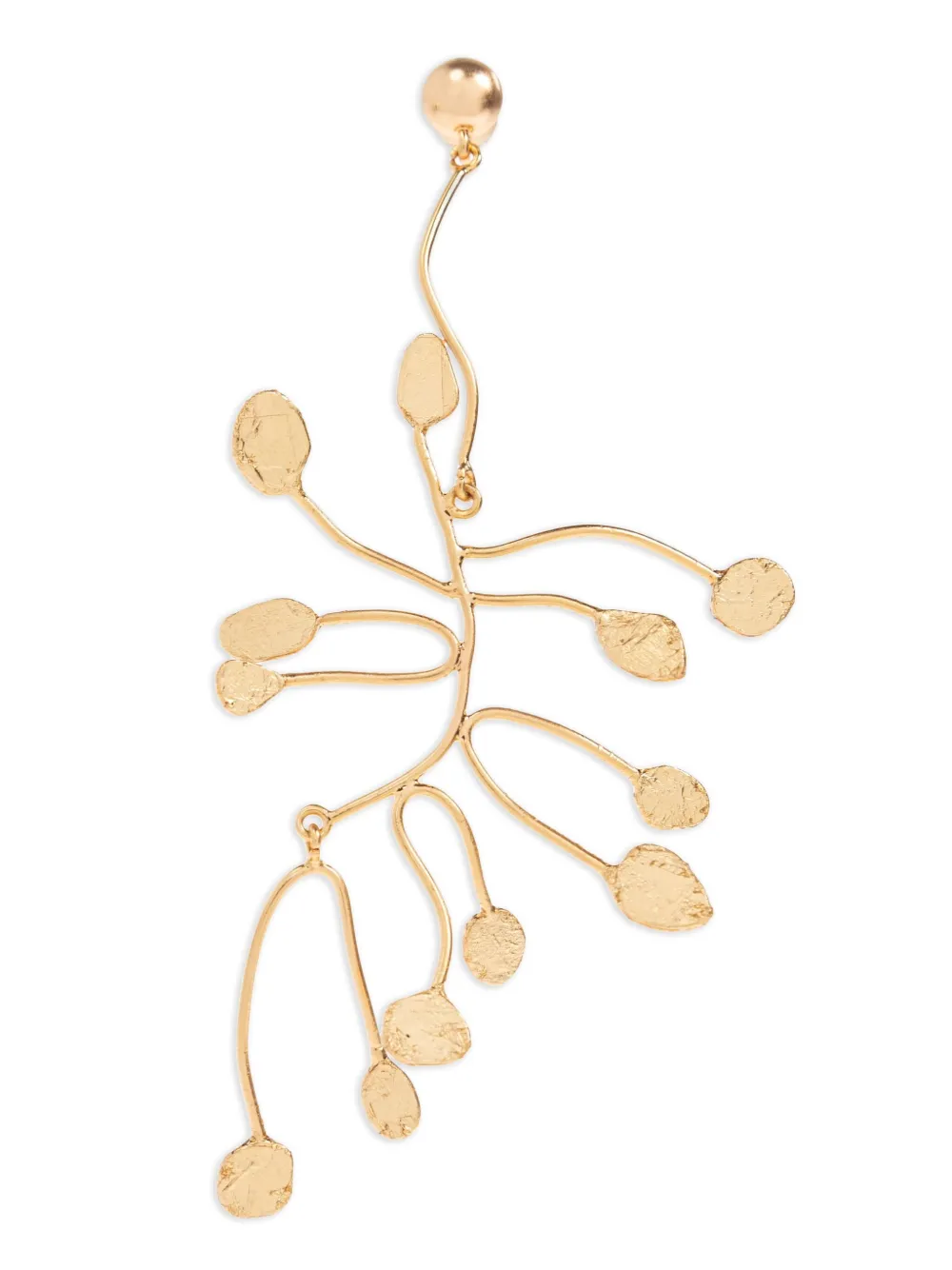 Cult Gaia Ilaria Gold-tone Branch Earrings In Gold