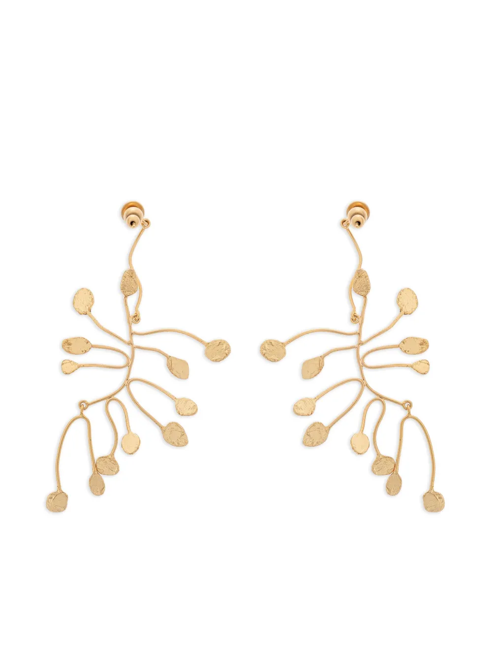 Cult Gaia Ilaria gold-tone branch earrings - Goud