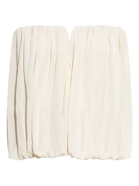 ISABEL MARANT Amalia gathered strapless blouse