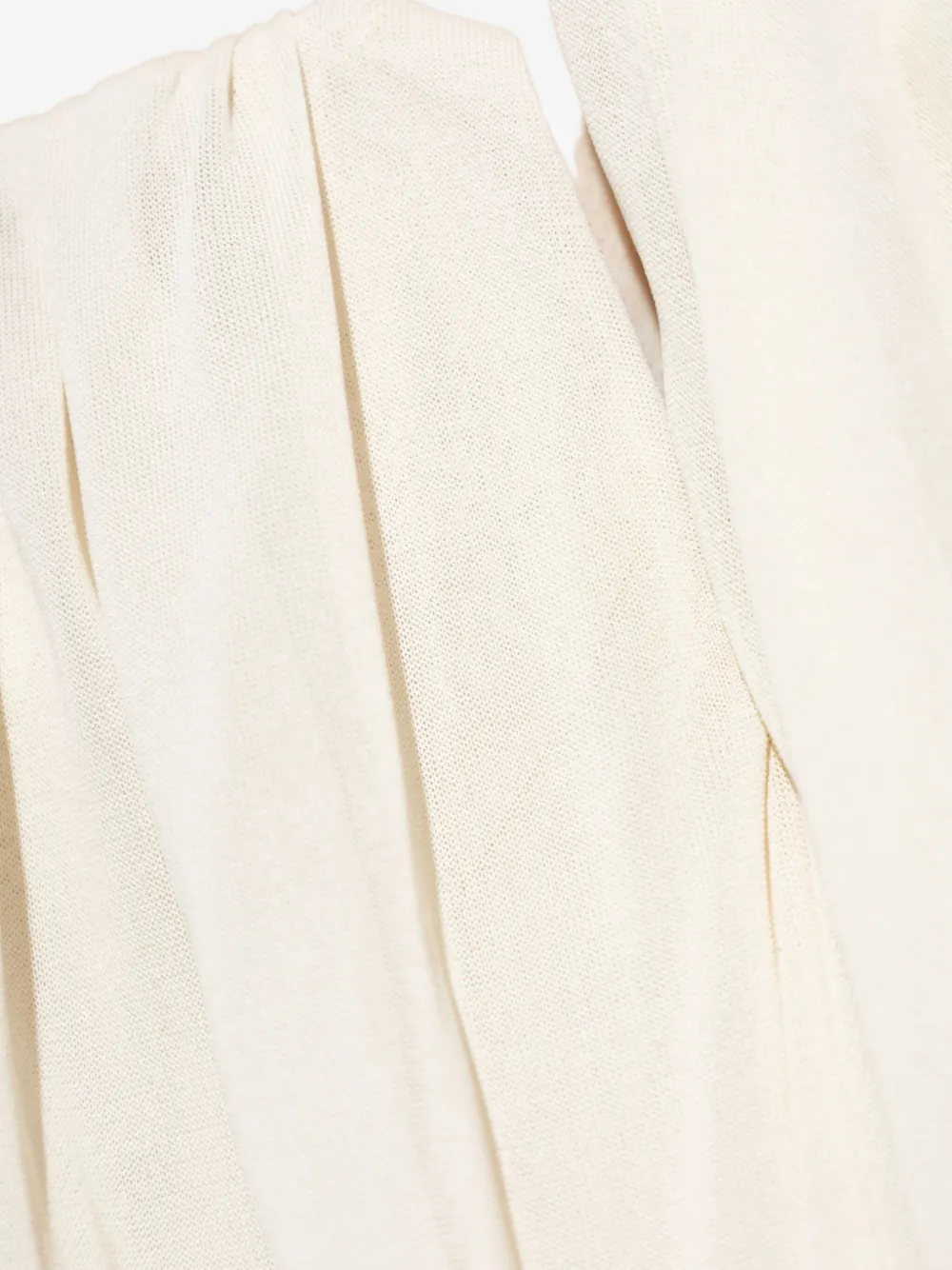 ISABEL MARANT Amalia gathered strapless blouse Beige