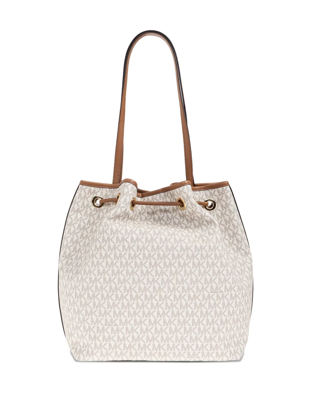 Michael Kors Schoudertas met monogram Beige