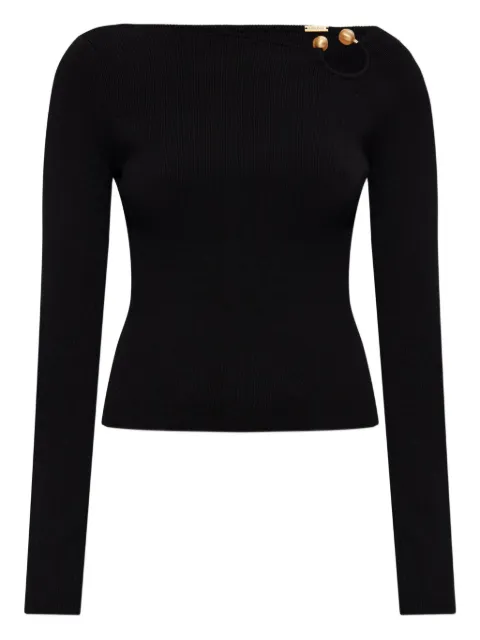 Cult Gaia Blusa de tricô canelado