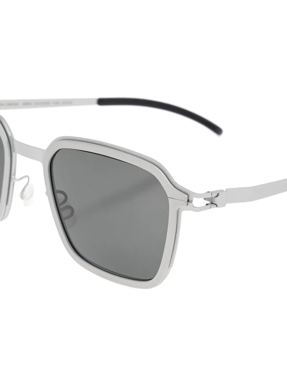 Mykita Zonnebril met vierkant montuur Grijs