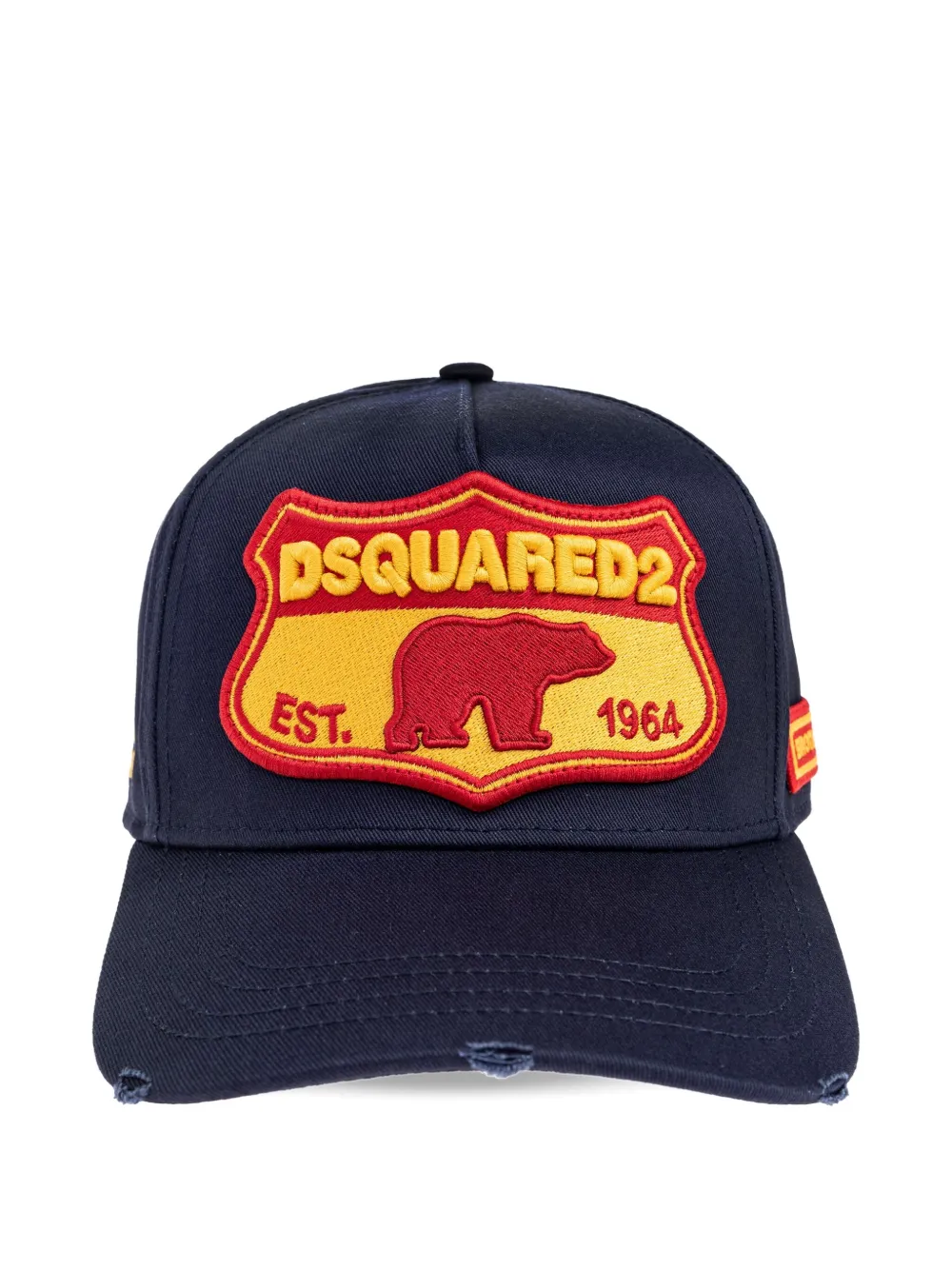 DSQUARED2 Honkbalpet met beerpatch Blauw