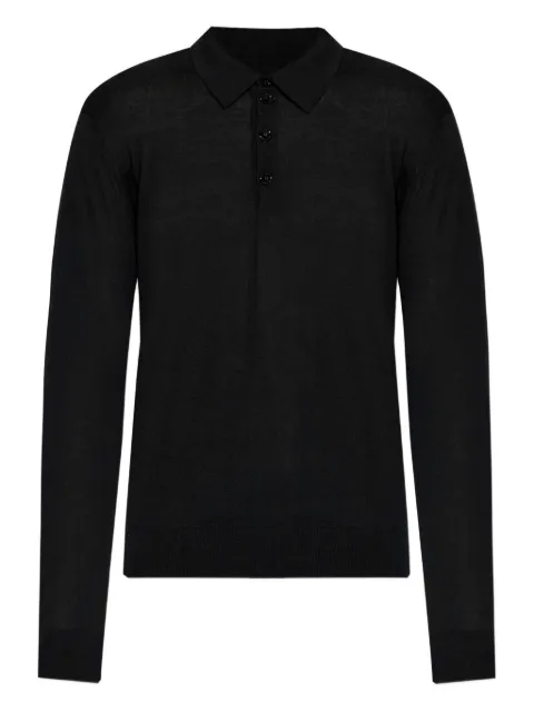 Giorgio Armani polo à manches longues