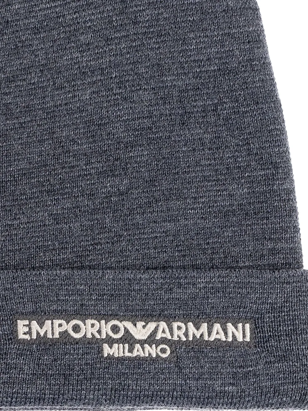 Emporio Armani Wollen muts Grijs