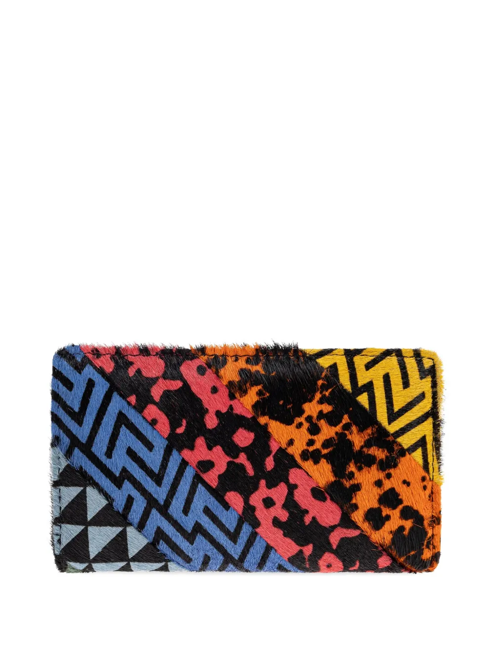 Kurt Geiger Kensington Patchwork Eagle-head Bifold Wallet In Black