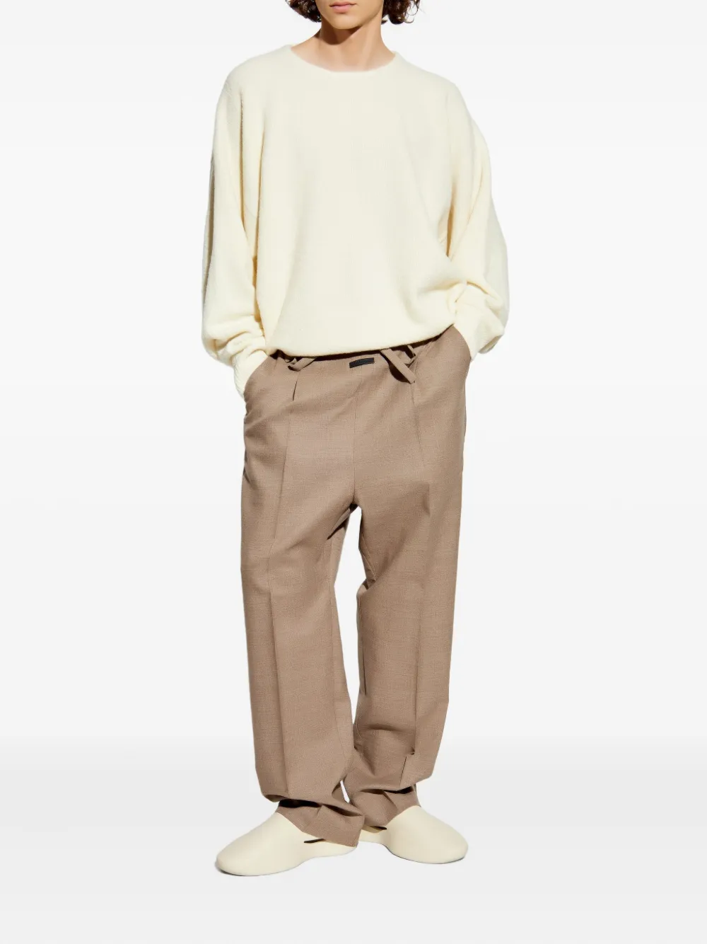 Fear Of God wool-blend crew-neck sweater - Beige