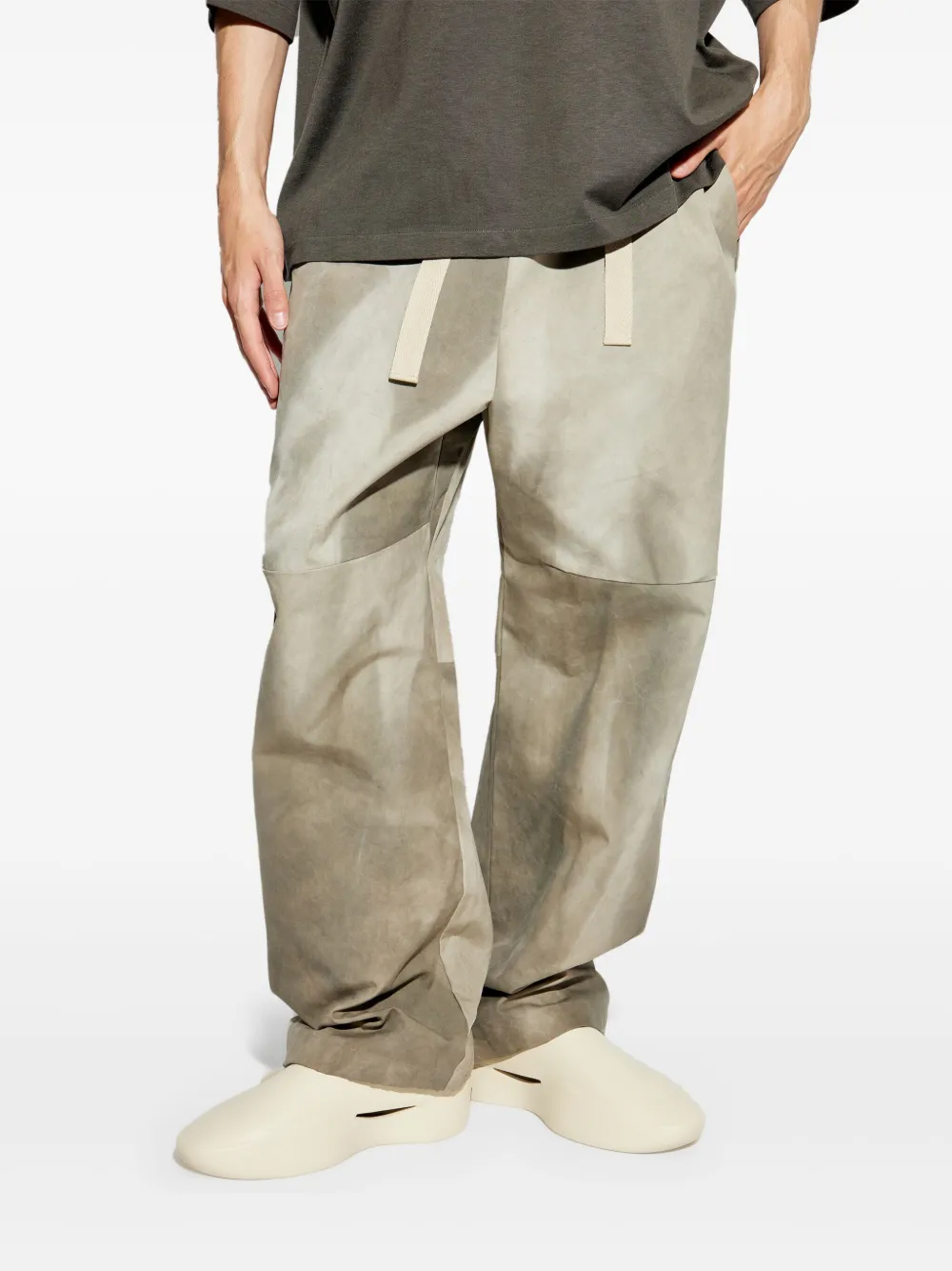 Fear Of God Split Knee broek met trekkoord Groen