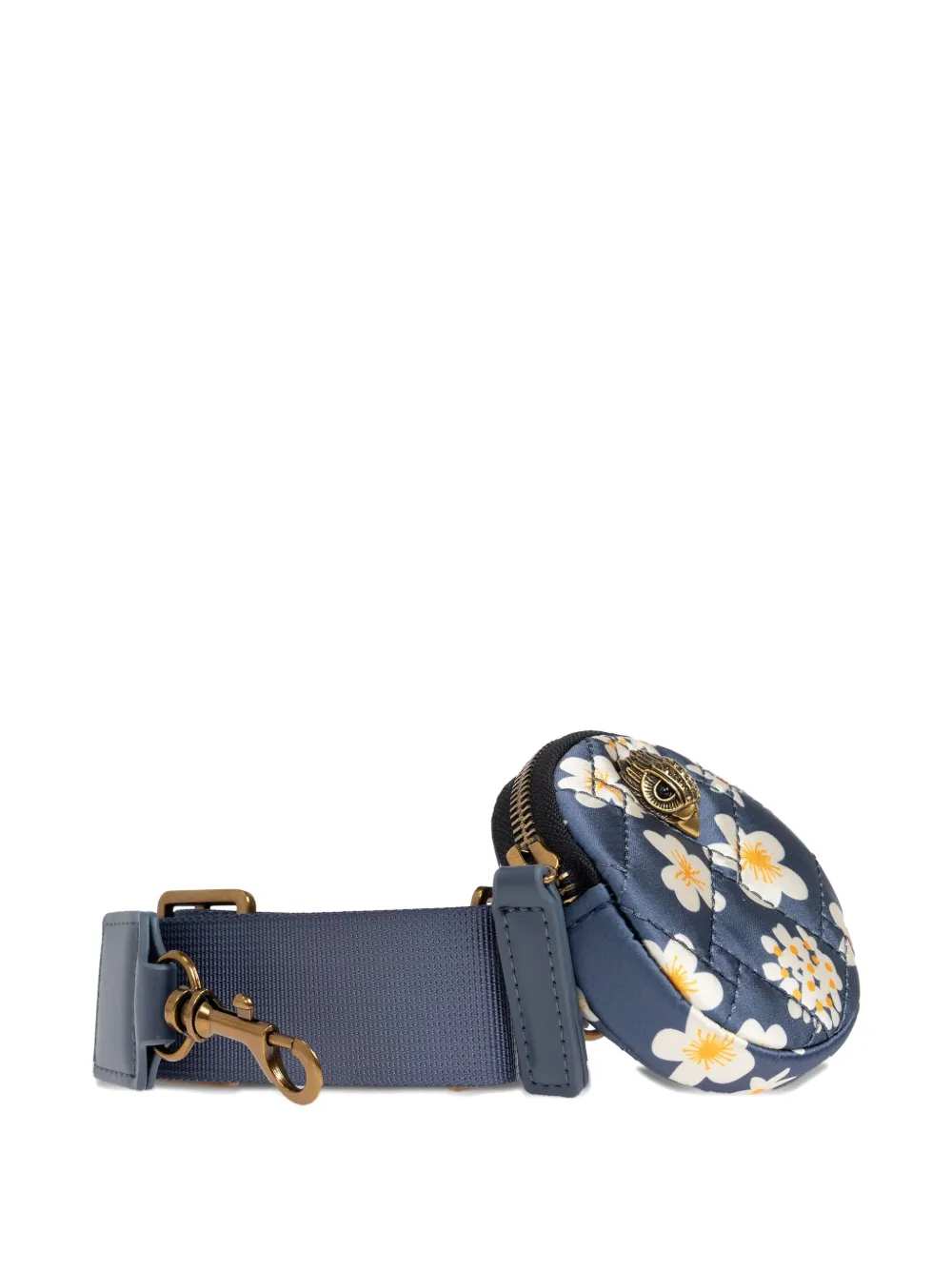 Kurt Geiger Floral-print Cross Body Bag In Blue