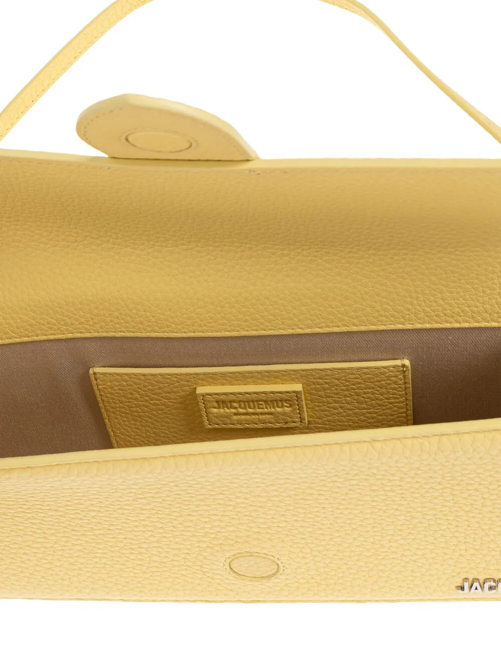 Jacquemus The Long Bambino shopper Geel