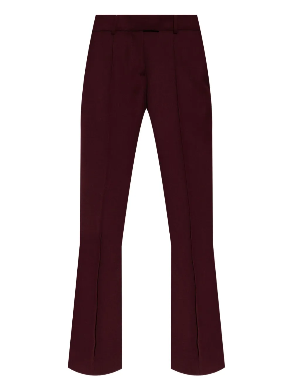 The Attico Flared broek met naad Rood