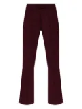 The Attico centre-seam flared trousers