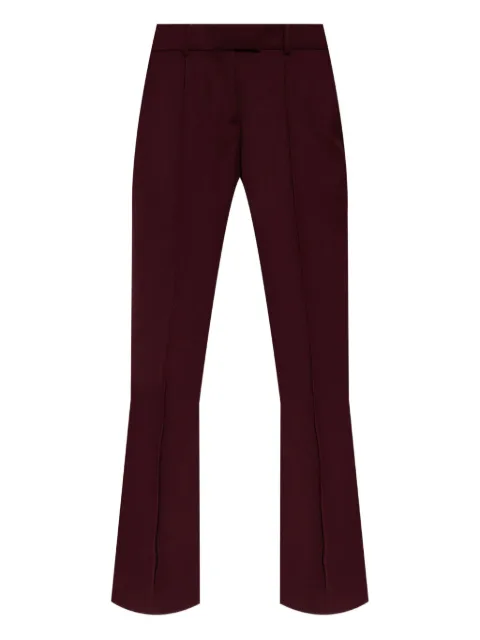 The Attico centre-seam flared trousers