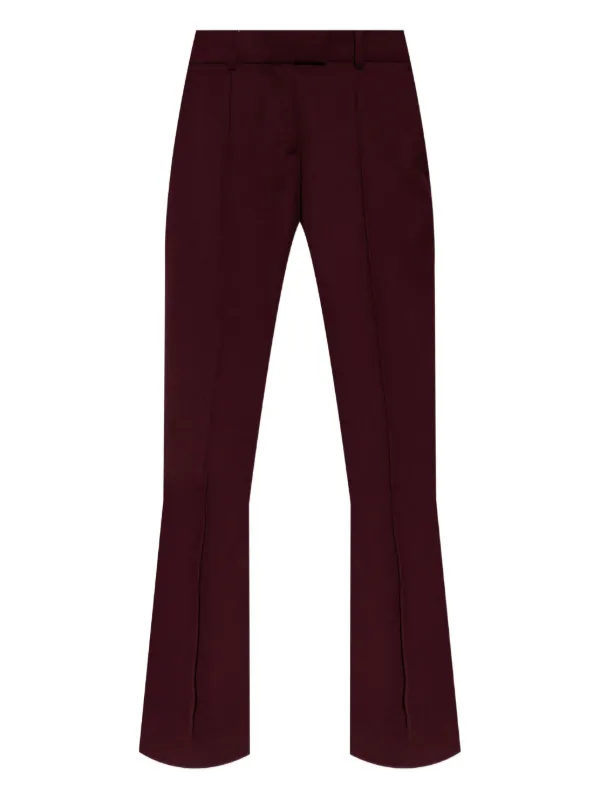 The Attico Centre-seam Flared Trousers