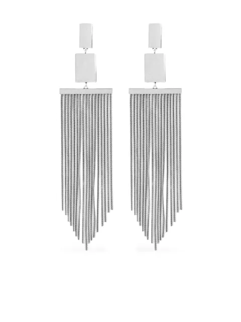 ISABEL MARANT square fringe earrings