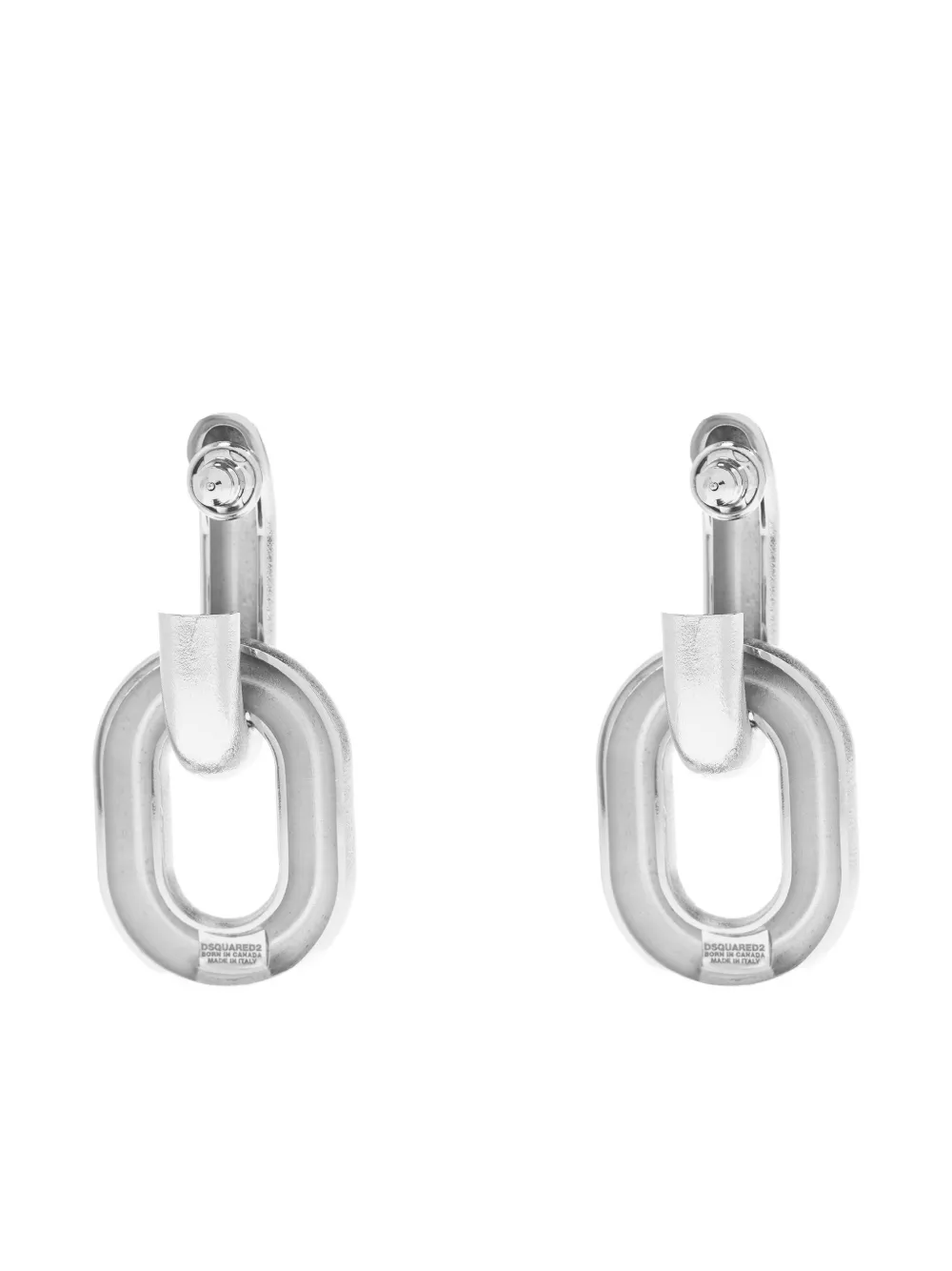 Dsquared2 Chain-link Earrings In Metallic