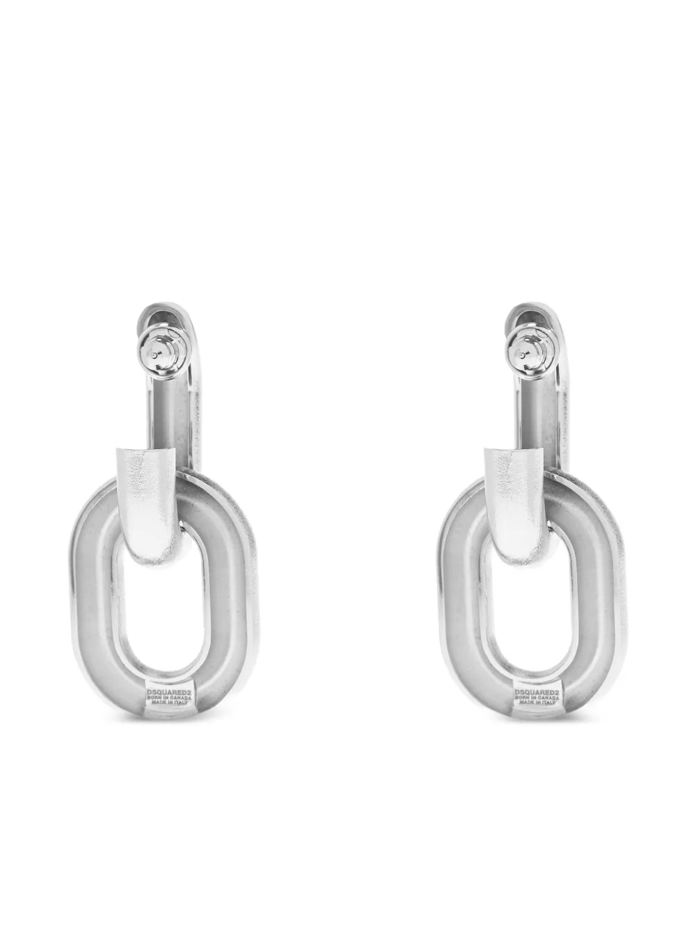  Dsquared2 Chain-link Earrings - Silver 