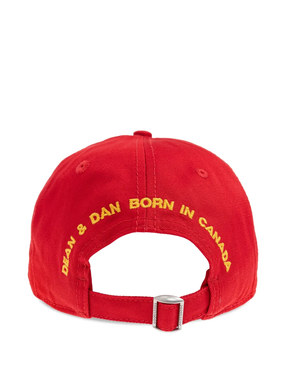 DSQUARED2 flag-patch baseball cap - Rood