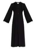 ISABEL MARANT lace-trimmed button-front dress - Black