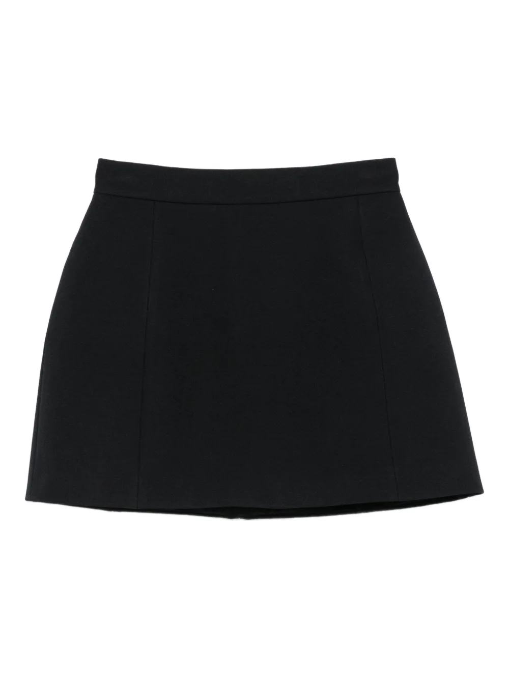 THE ANDAMANE straight-waistband straight mini skirt | Black | Image 1