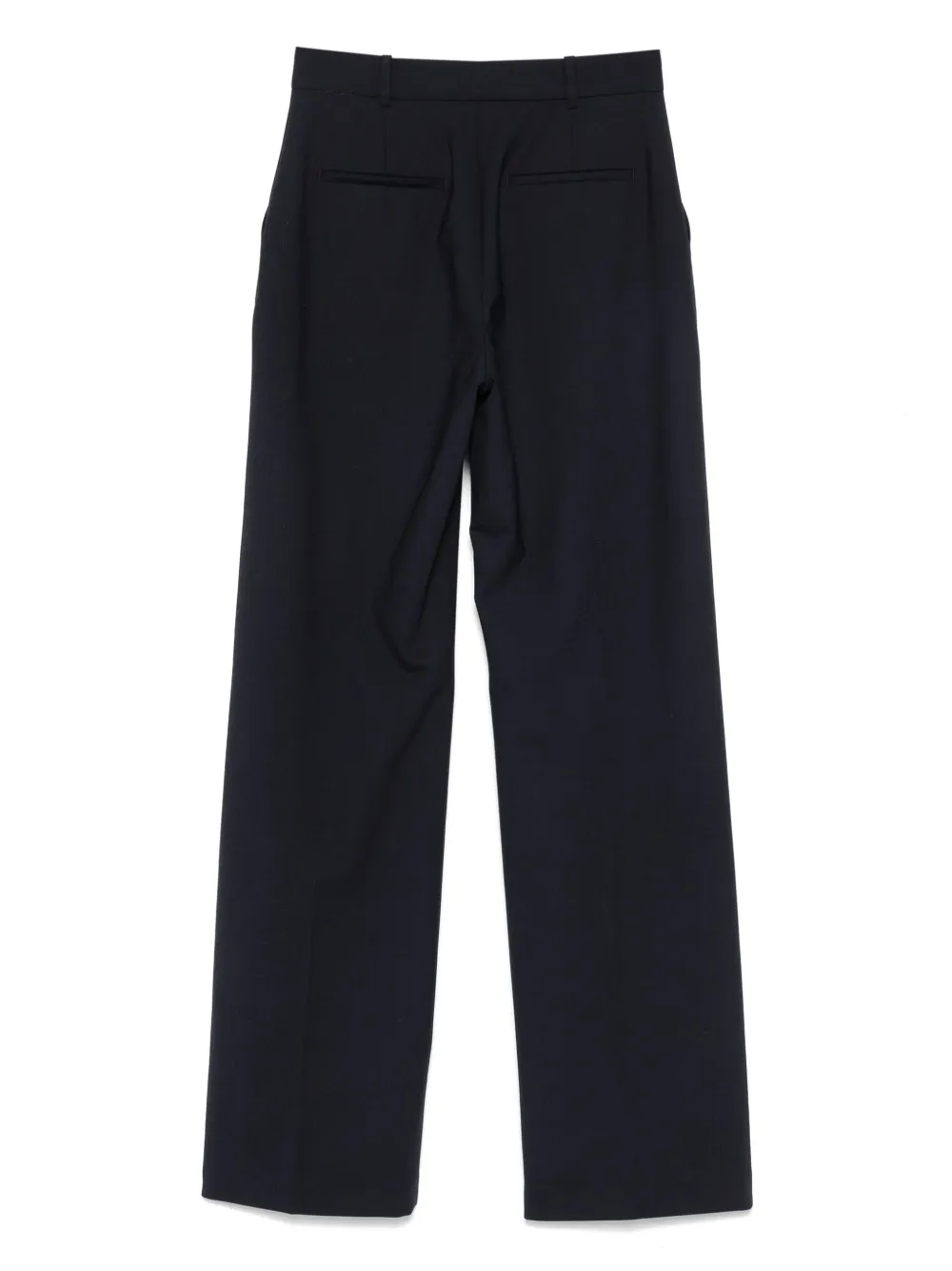 Eleventy Straight broek met verborgen sluiting Blauw