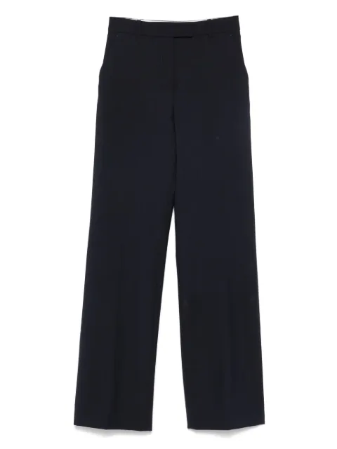 Eleventy concealed straight trousers