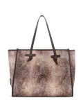 GIANNI CHIARINI Marcella leather-trimmed tote bag - Brown