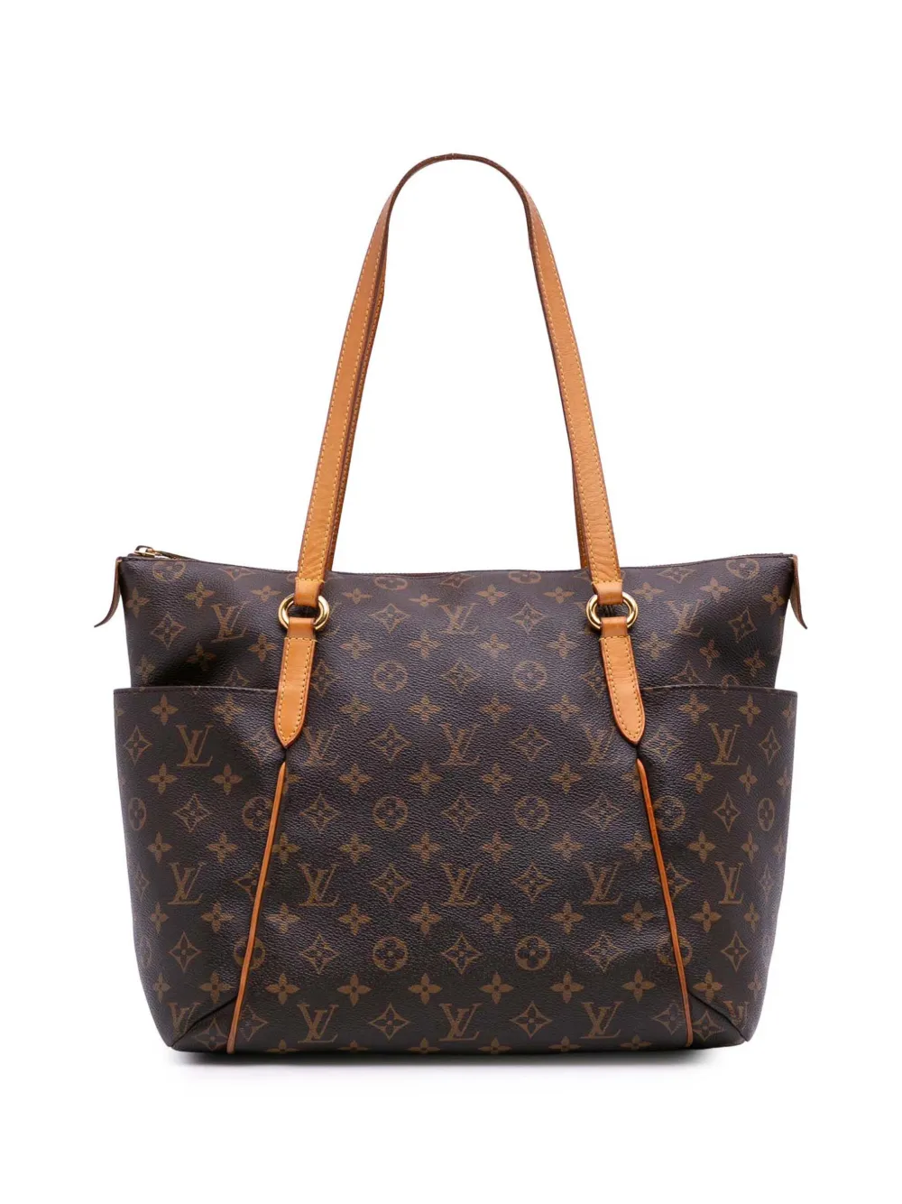 Pre-owned Louis Vuitton 2011 Monogram Totally Mm Tote Bag In Brown