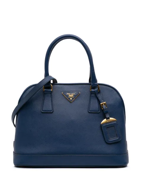 Prada Pre-Owned 2000-2025 Medium Saffiano Lux Open Promenade satchel