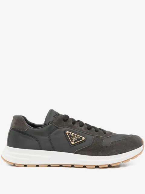 Prada suede-leather sneakers