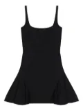 Givenchy square-neck fluted mini day dress - Black