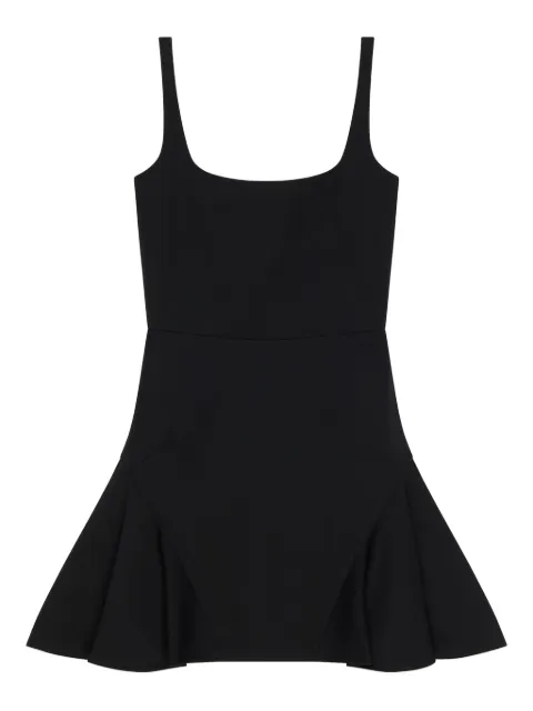Givenchy square-neck fluted mini day dress