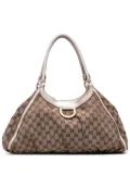 Gucci Pre-Owned 2016-2025 GG Canvas Abbey D Ring shoulder bag - Brown