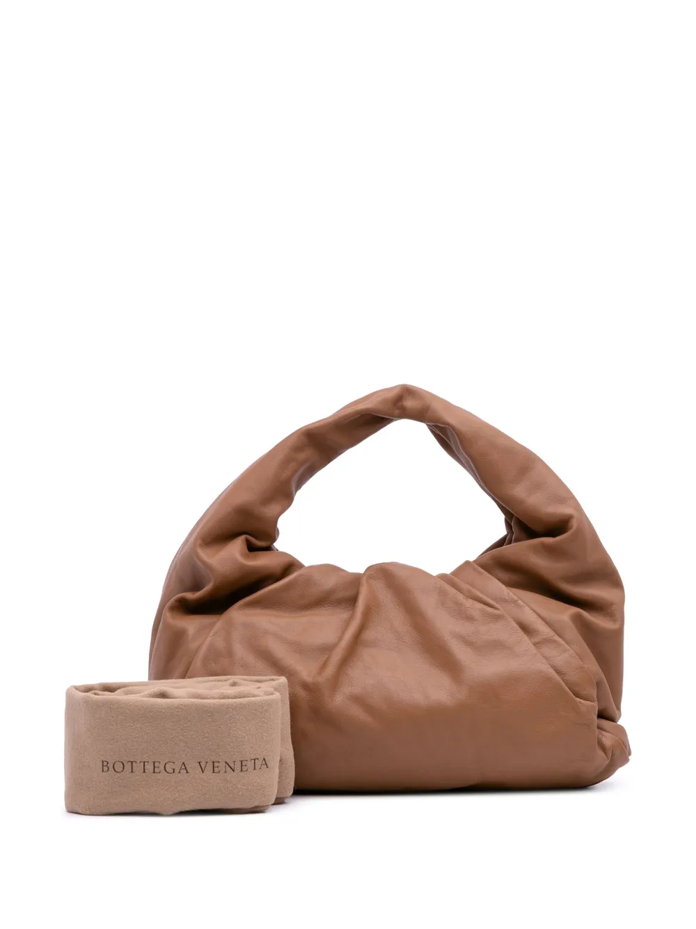 【oa】BOTTEGA VENETA ケース （ブラウン） Bottega Veneta Brown Suede Bang Bang Vanity Case Top-Handle Bag