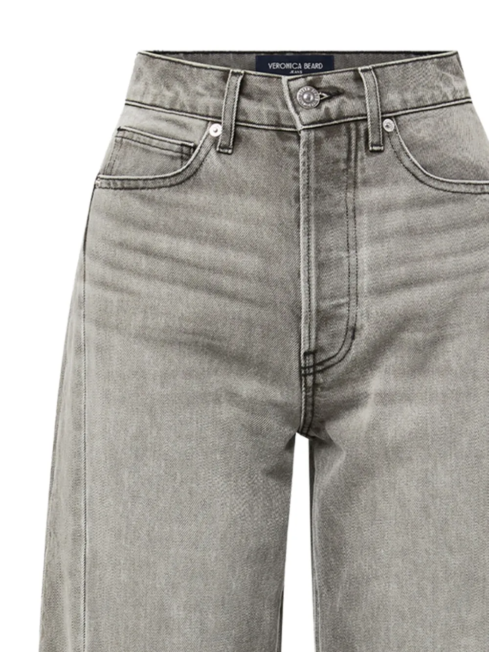 Veronica Beard panelled cotton jeans - Grijs