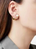 Yoko London 18K yellow gold akoya pearl earrings