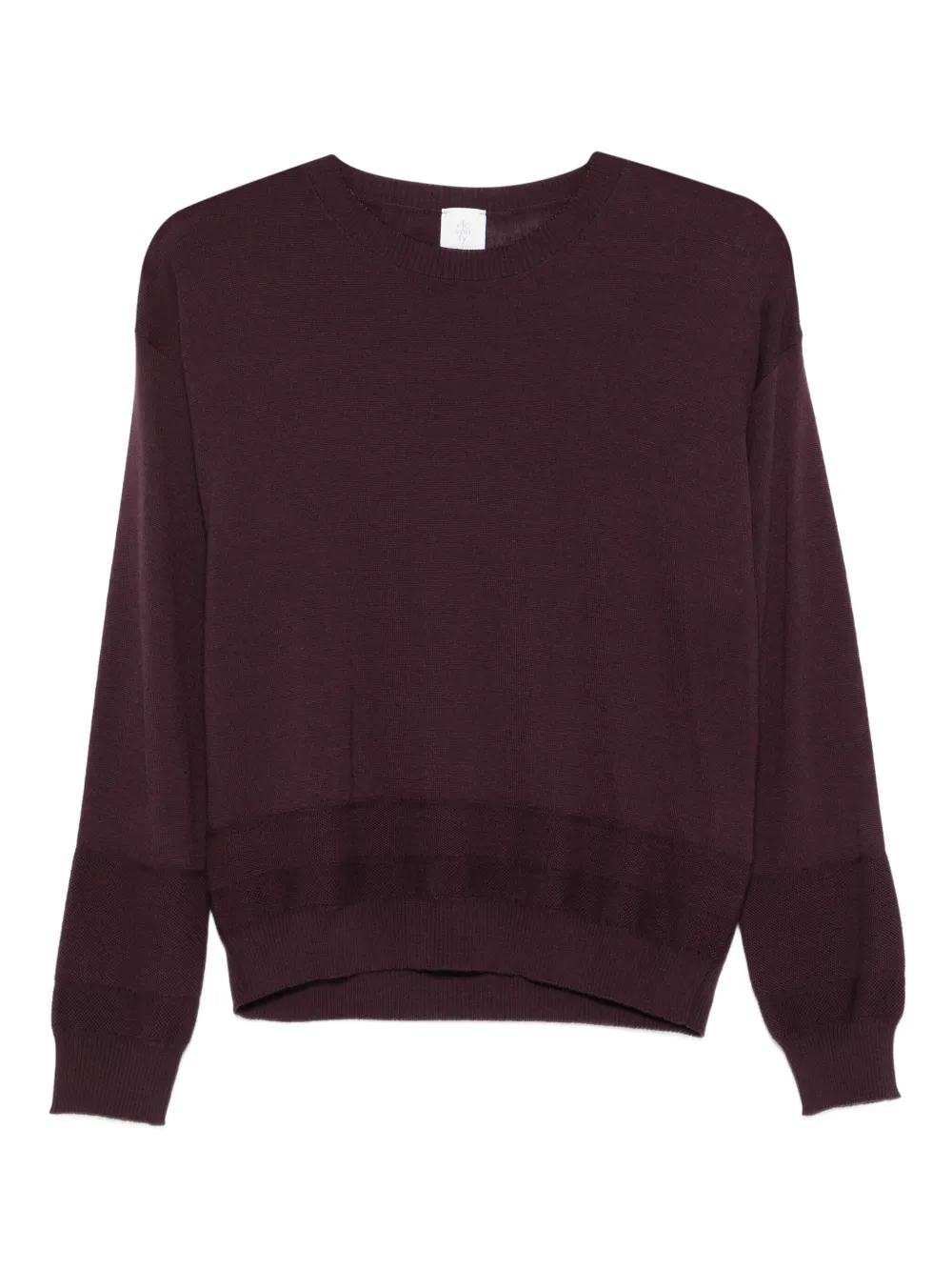 Eleventy Sweater met ronde hals Paars