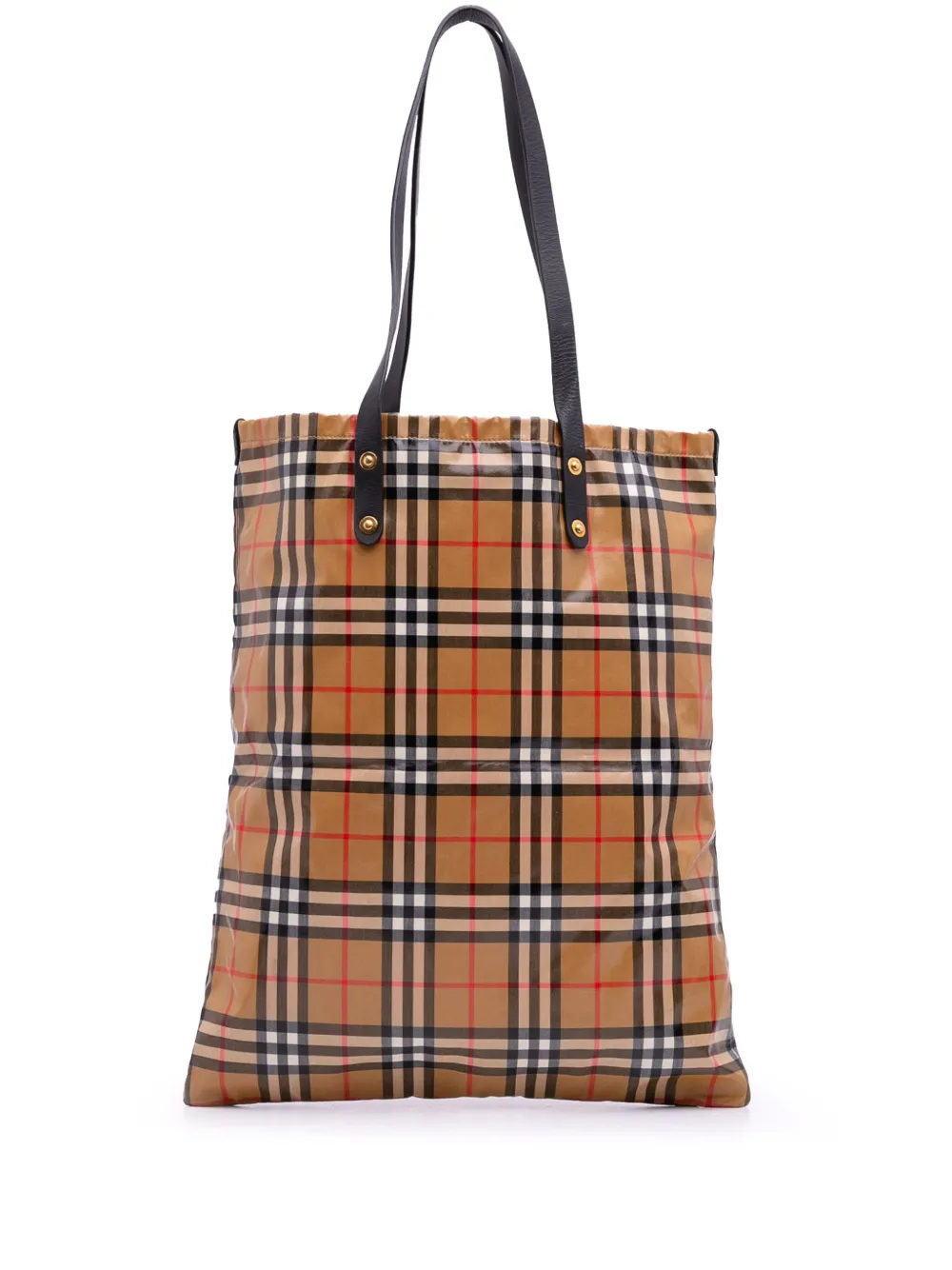 BURBERRY チェック柄 トートバッグ （保存袋付き） Burberry チェック柄トートバッグ - メルカリ