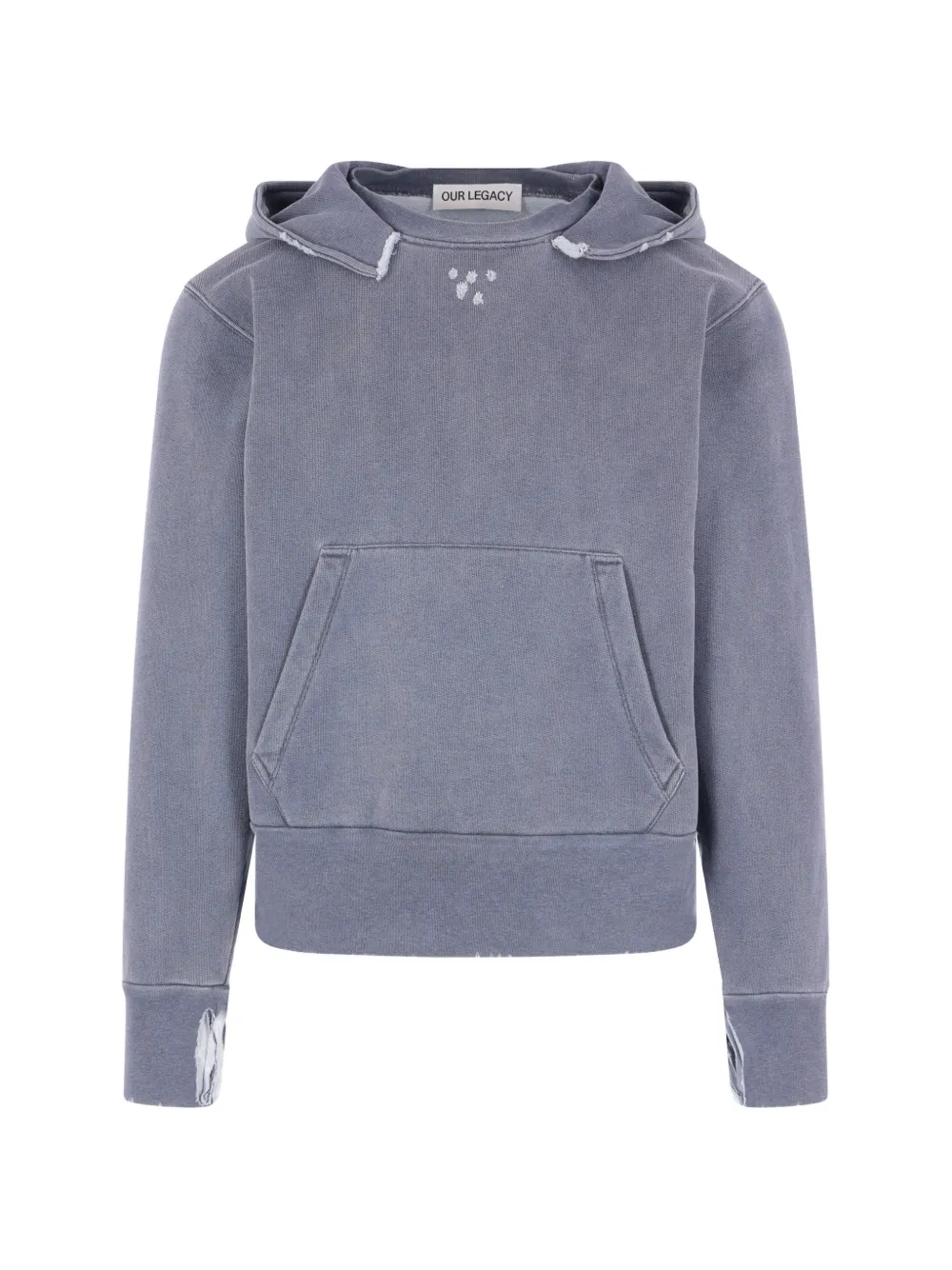OUR LEGACY kangaroo-pocket hoodie - Blau