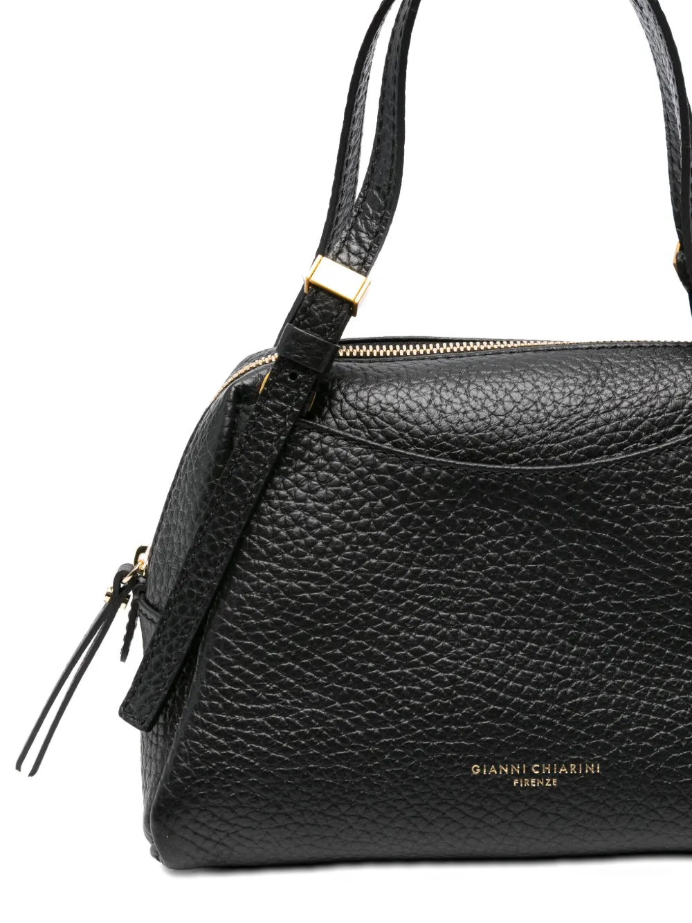 GIANNI CHIARINI Dua shopper met textuur Zwart