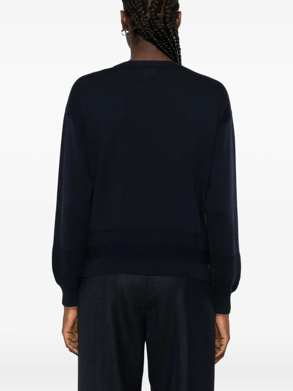 Eleventy Trui met V-hals Blauw